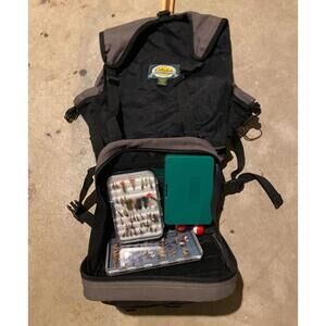 Cabela's Fly Fishing Angler Combo Vest Chest Pack Waist Backpack